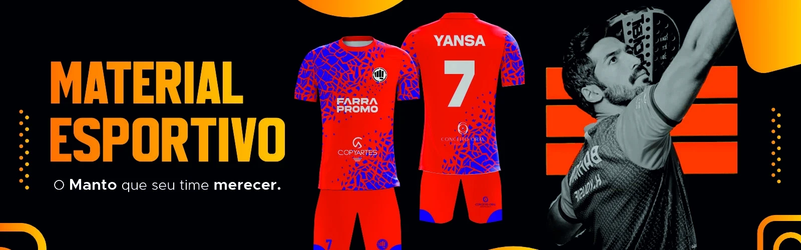Camisas esportivas com sublimação total para material de time