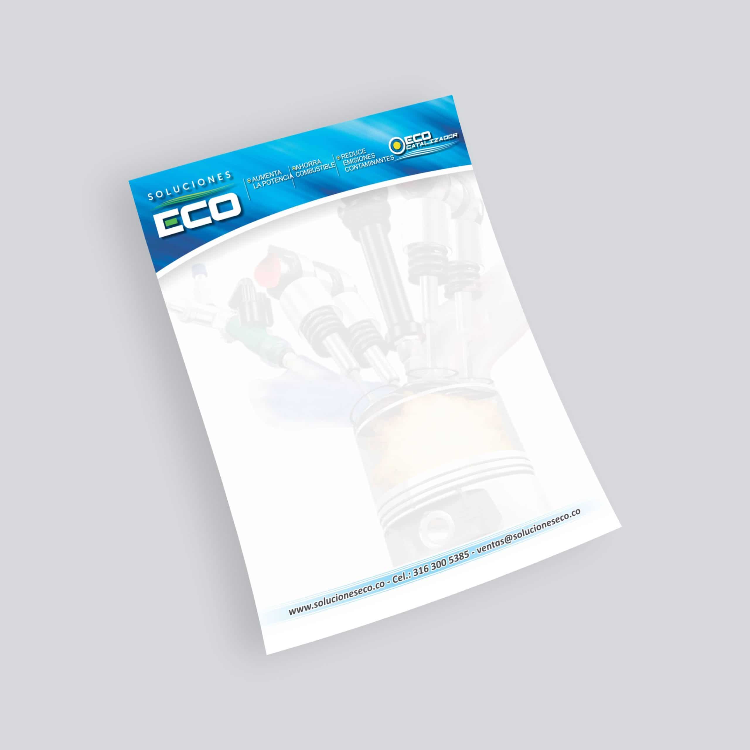Papel membretado corporativo impreso por Editar Impresores