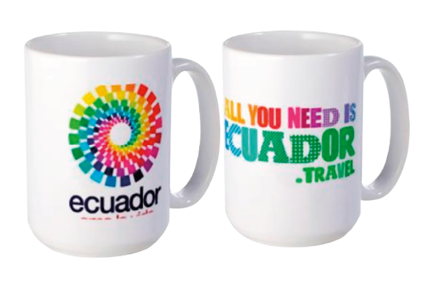Jarros de cerámica personalizados con diseño a color, artículo promocional