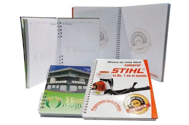 Agendas personalizadas con logo de hotel, artículo promocional corporativo