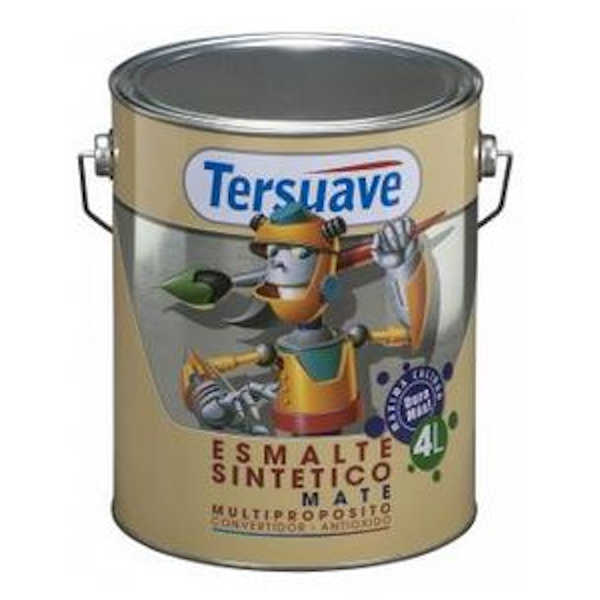 Esmalte sintético mate blanco Tersuave de 4 litros