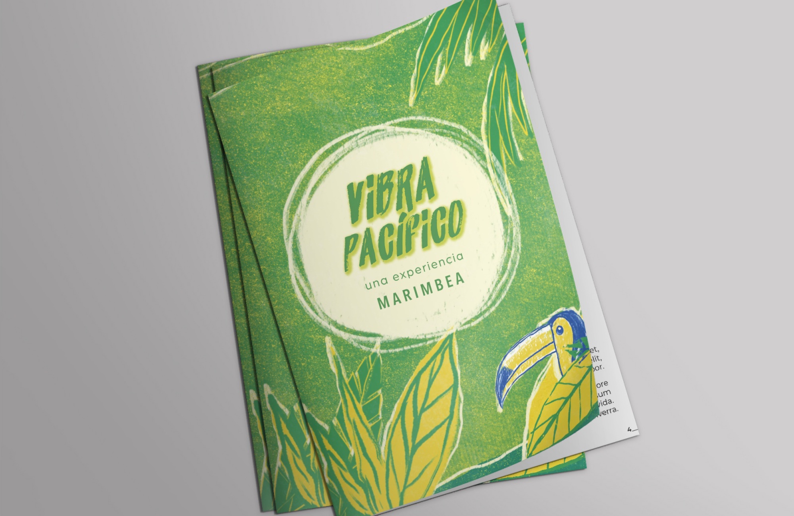 Portada ilustrada de revista temática impresa por Gráficas TJ, con motivos del Pacífico colombiano