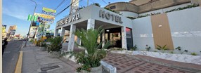 Fachada del Hotel Euro sobre la Avenida Delicias de Maracaibo