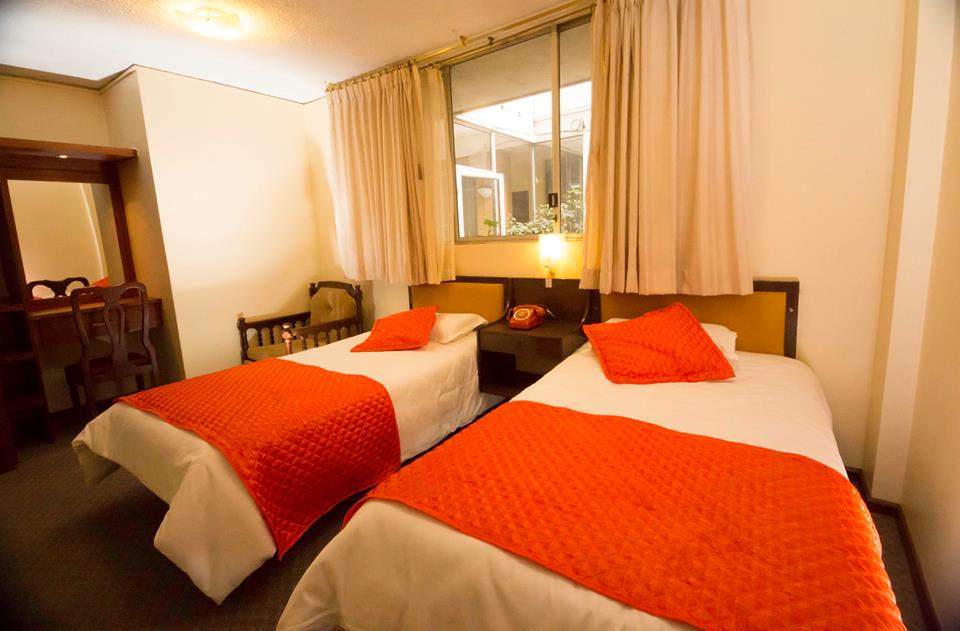 Detalle de la habitación Doble del Hotel Riobamba Inn