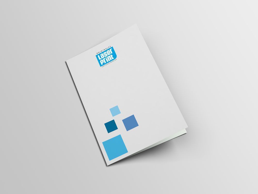 Carpeta institucional con diseño personalizado impresa por Impresiones S.A.