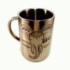 Taza de aluminio personalizable con logotipo, artículo promocional de Impresos César