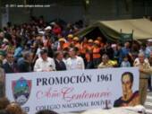Bandera de la Promoción 1961, Año Centenario del Colegio Nacional Bolívar