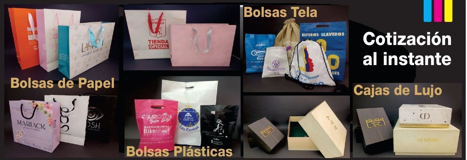 Bolsas de papel, tela y plástico junto a cajas de lujo producidas por Arte Clásico