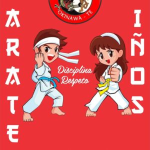 Flyer para academia de karate impreso por Maxigráfica