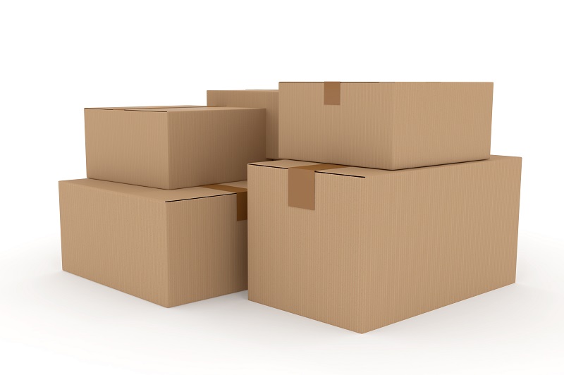Cajas de cartón listas para despacho — producción y empaque propio de pedidos en Ofimax