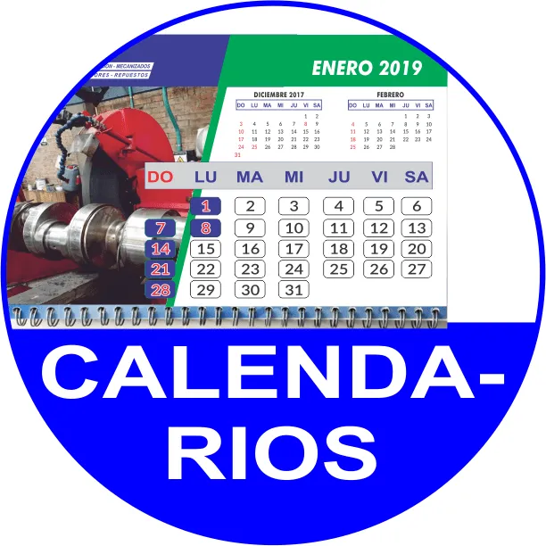 Calendario de pared personalizado impreso por Ofimax