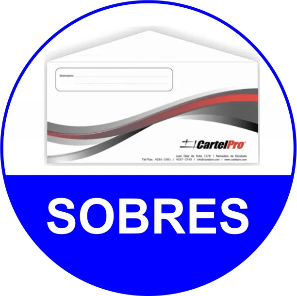 Sobres membretados impresos por Ofimax