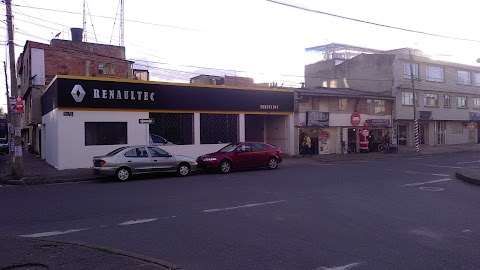 Fachada del Taller Renaultec en Granada Norte, Bogotá